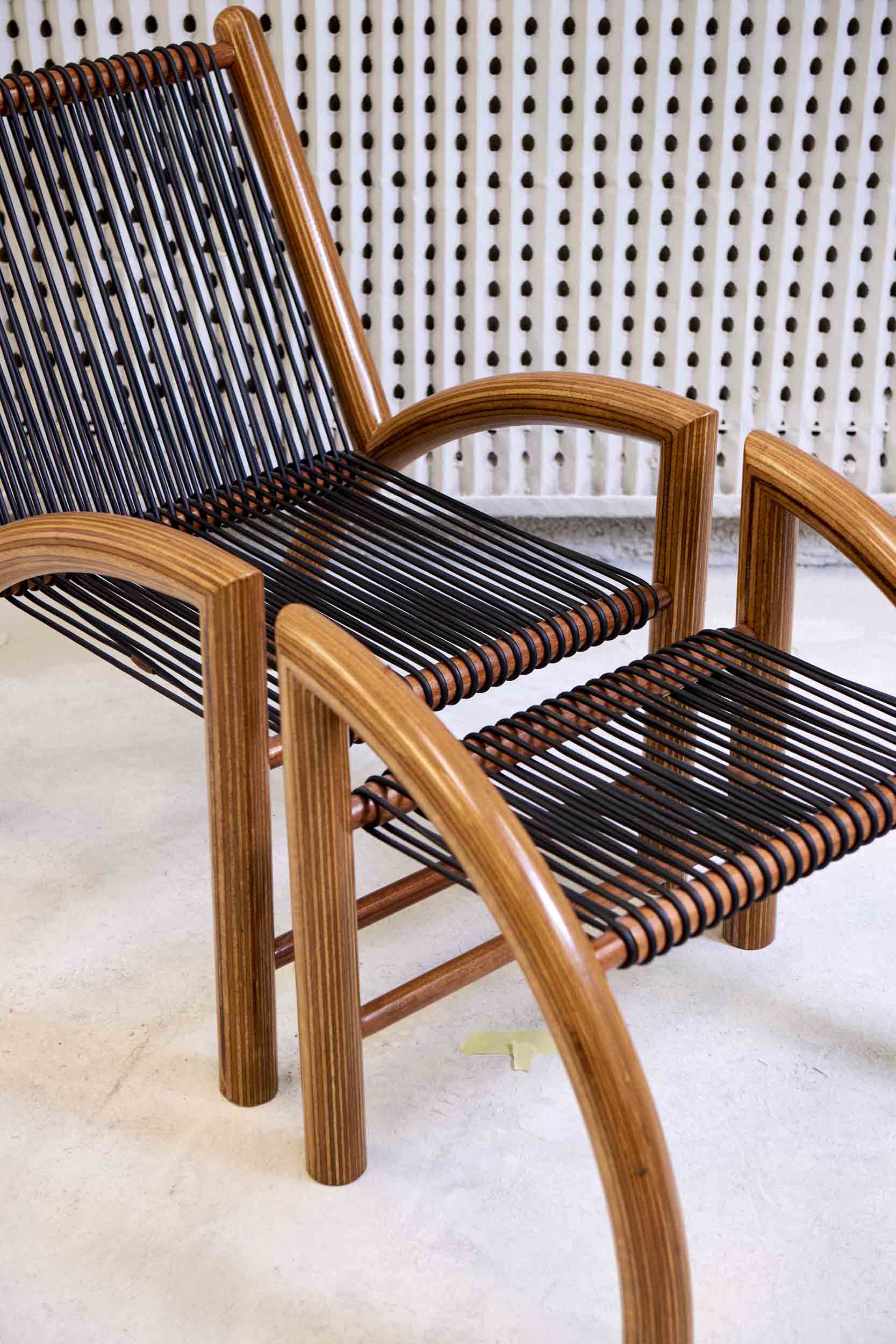 Chaise Longue / Cuoio Nero