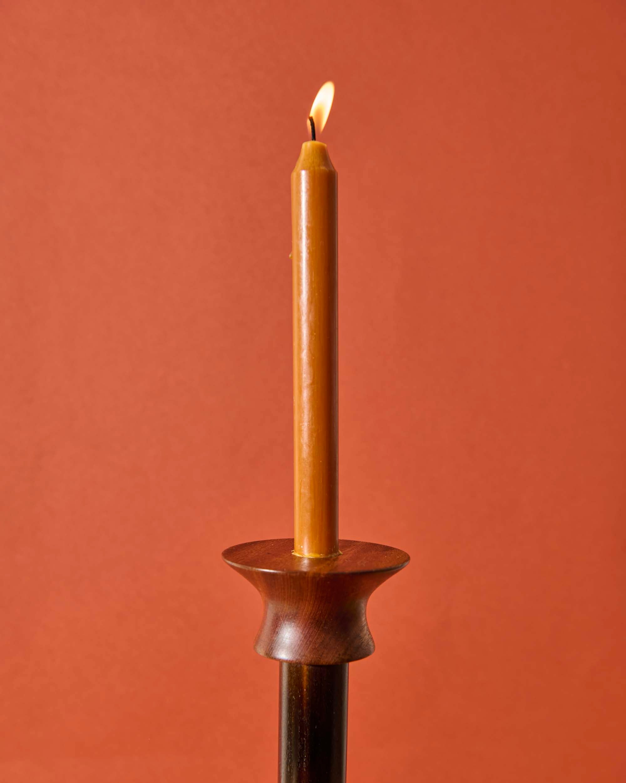 Black "Bamboo" Candleholder