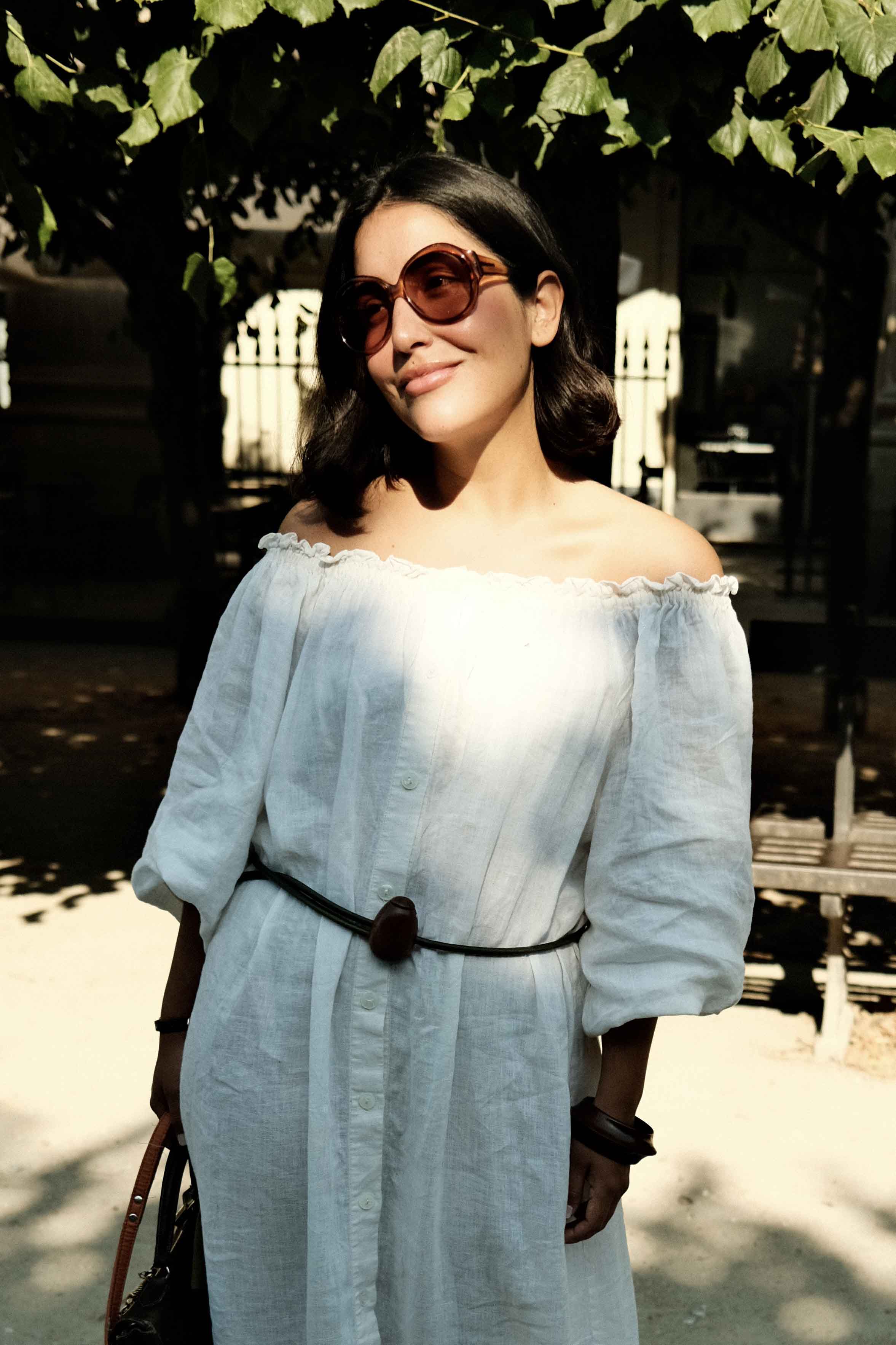 Uovo Belt / Mahogany Wood / Green Leather