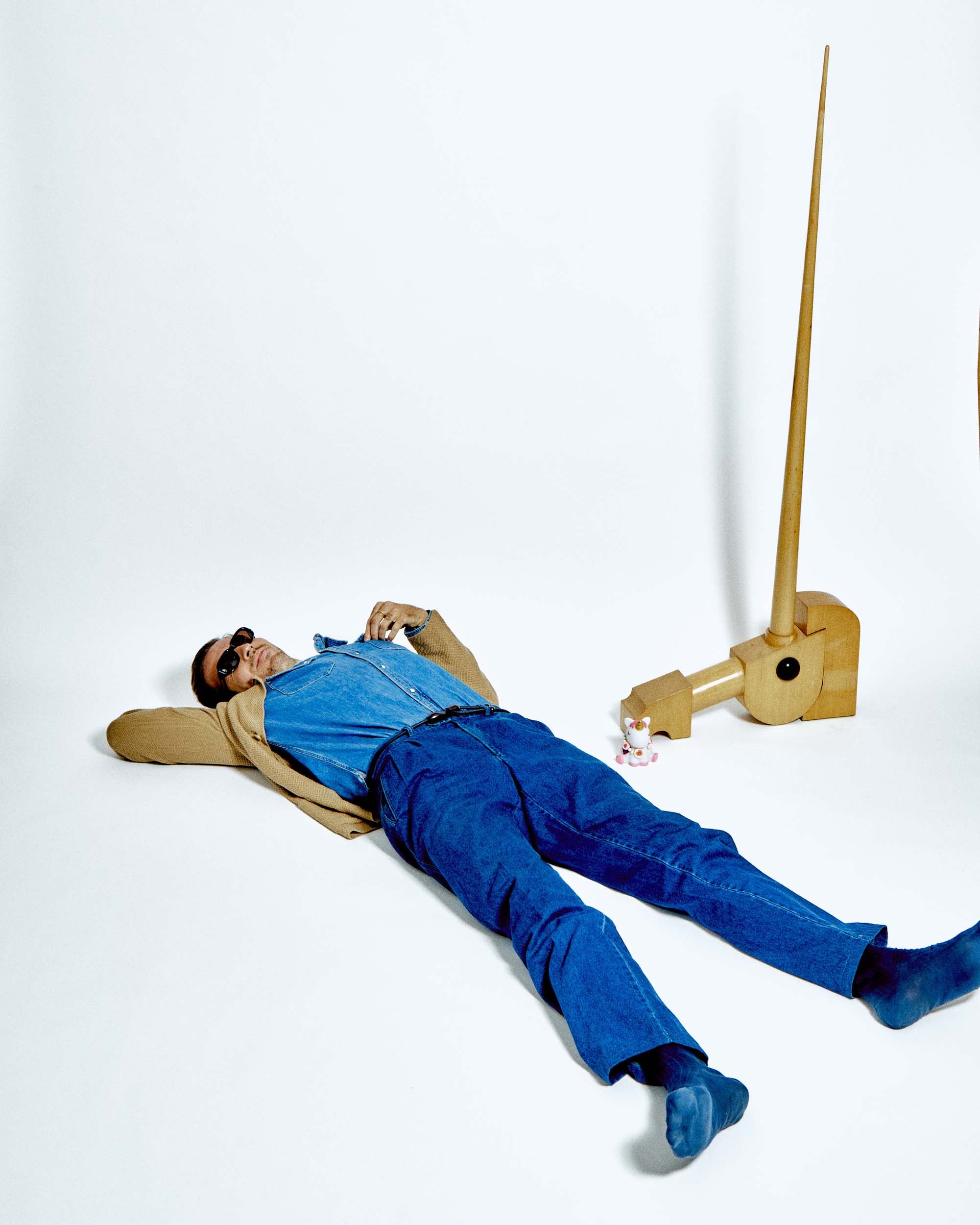 Cintura Gancio / Legno di ebano / Cuoio nero