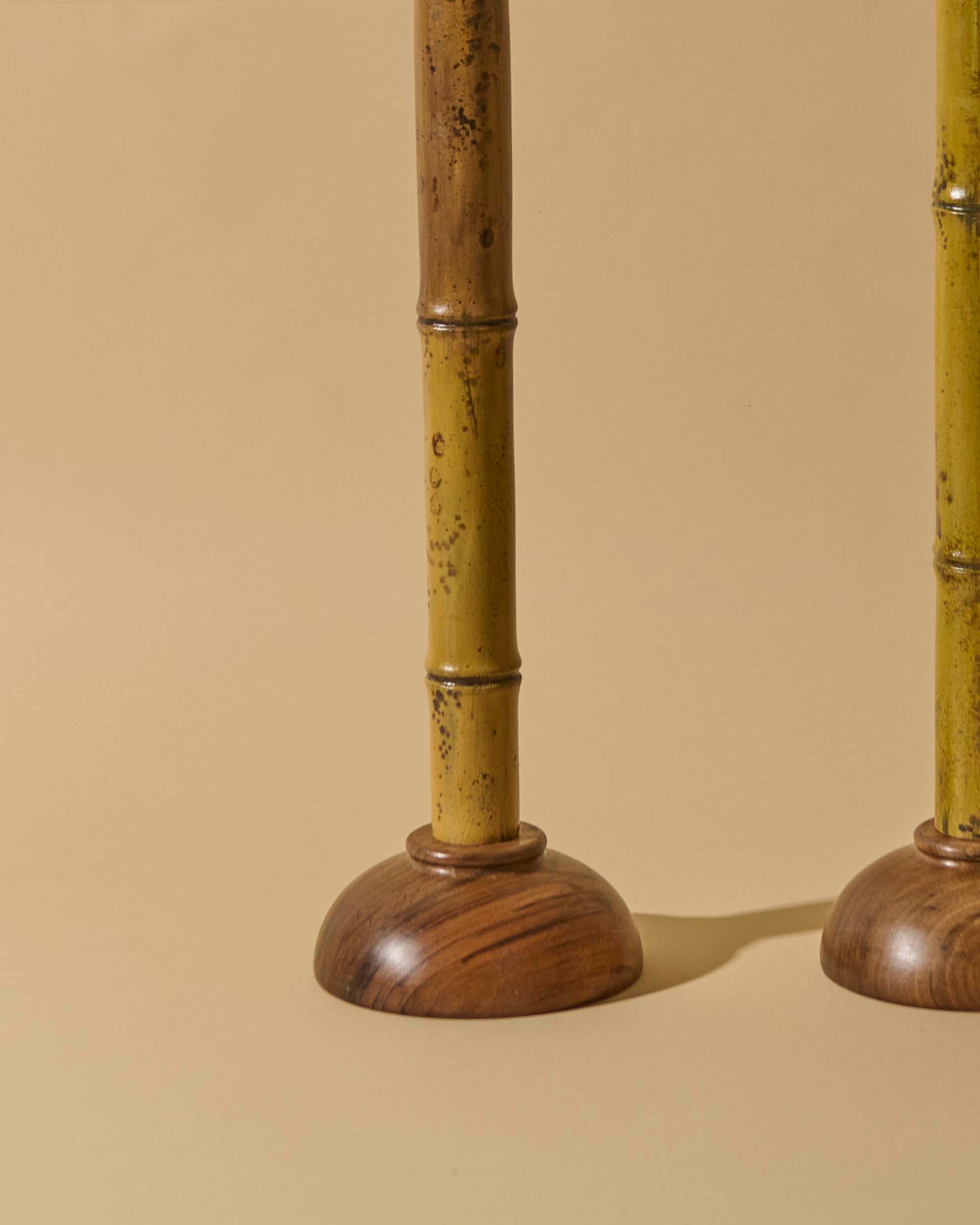 Portacandele "Bambù"