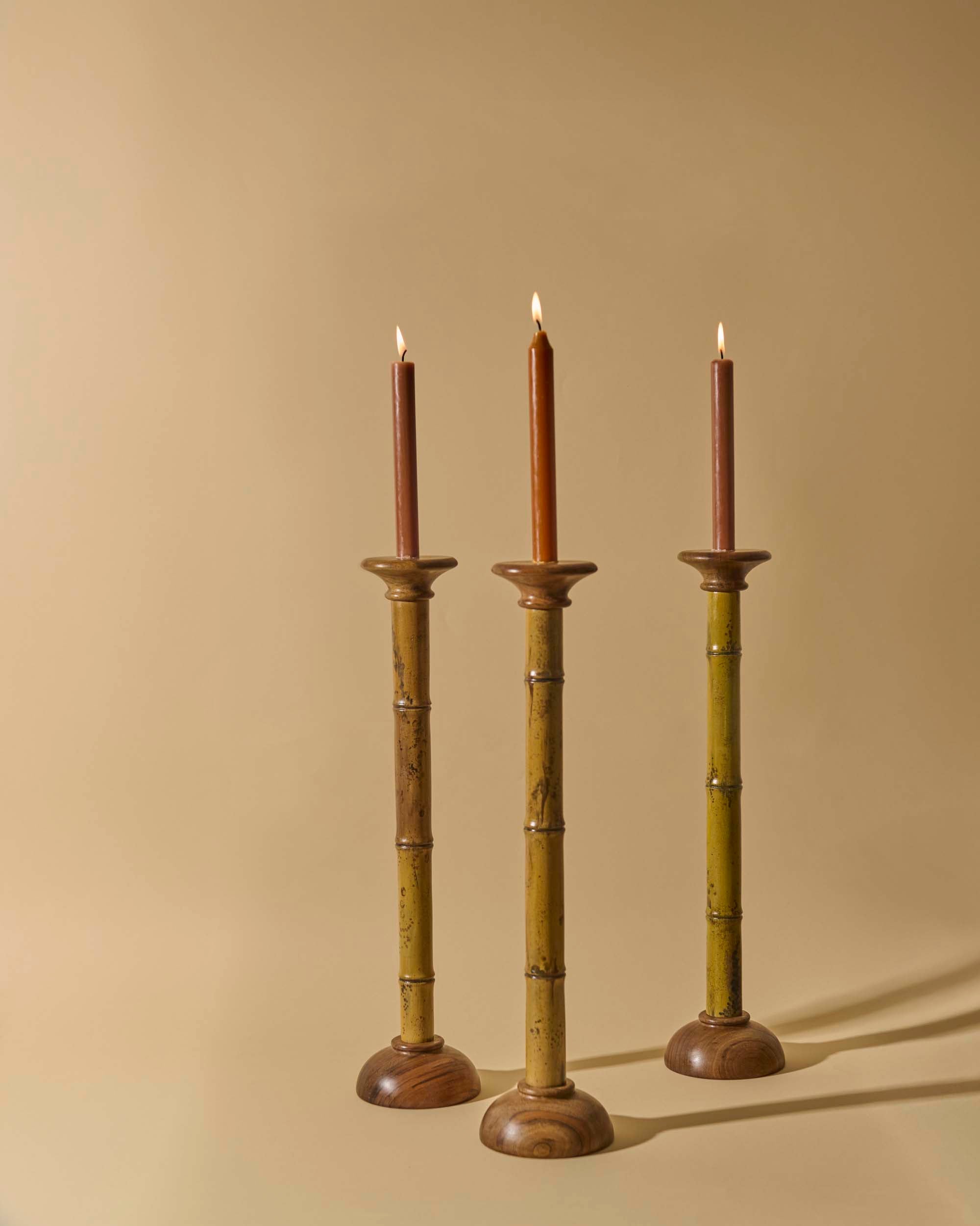 Portacandele "Bambù"