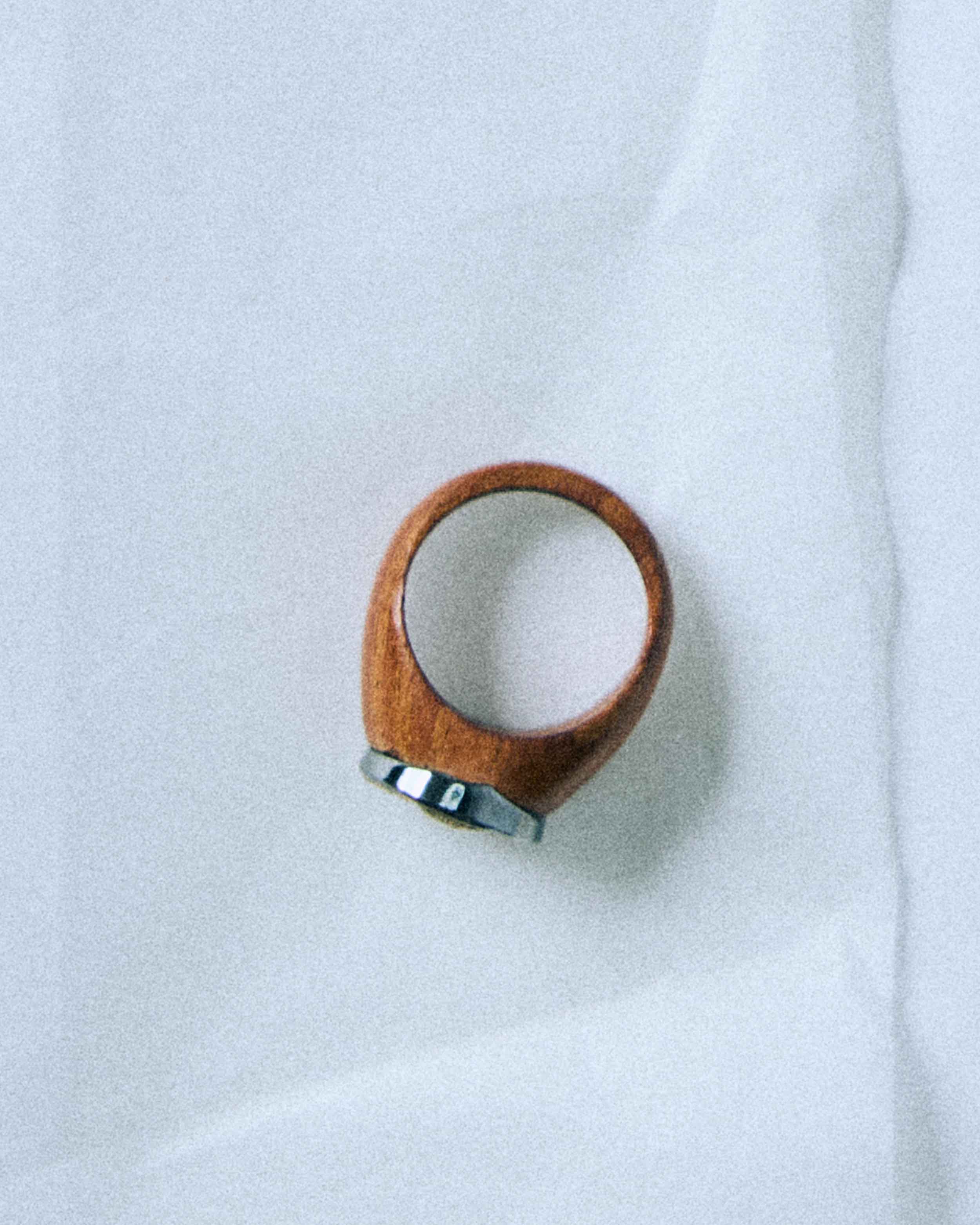 Anello / Palissandro /  Moneta Romana