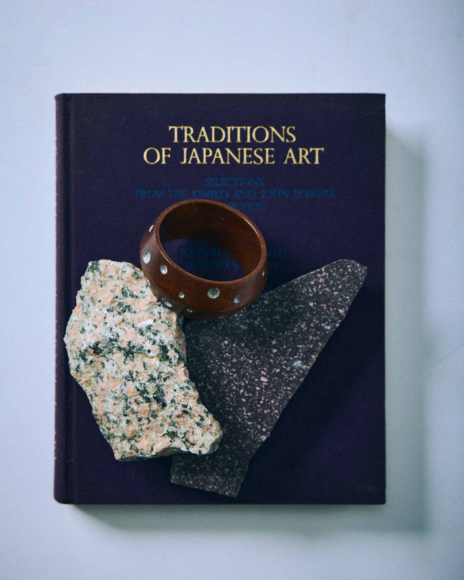 Bangle / Mahogany Wood / Diamond Dust