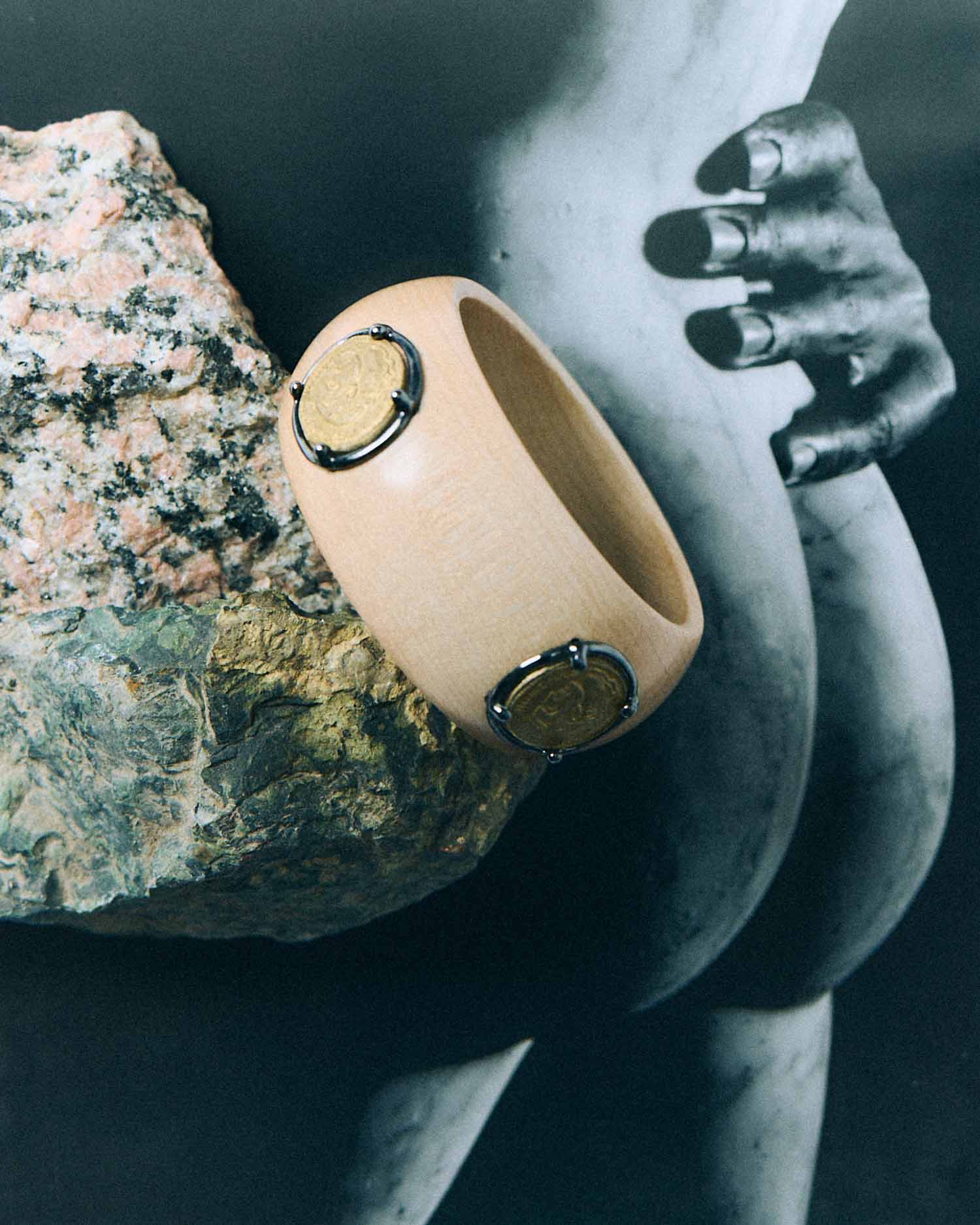 Bangle / Maple Wood / Coins